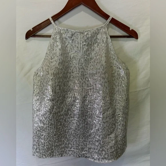 Worthington Women's Gold Animal jacquard Tank Top Petite XL NWT - Picture 5 of 7